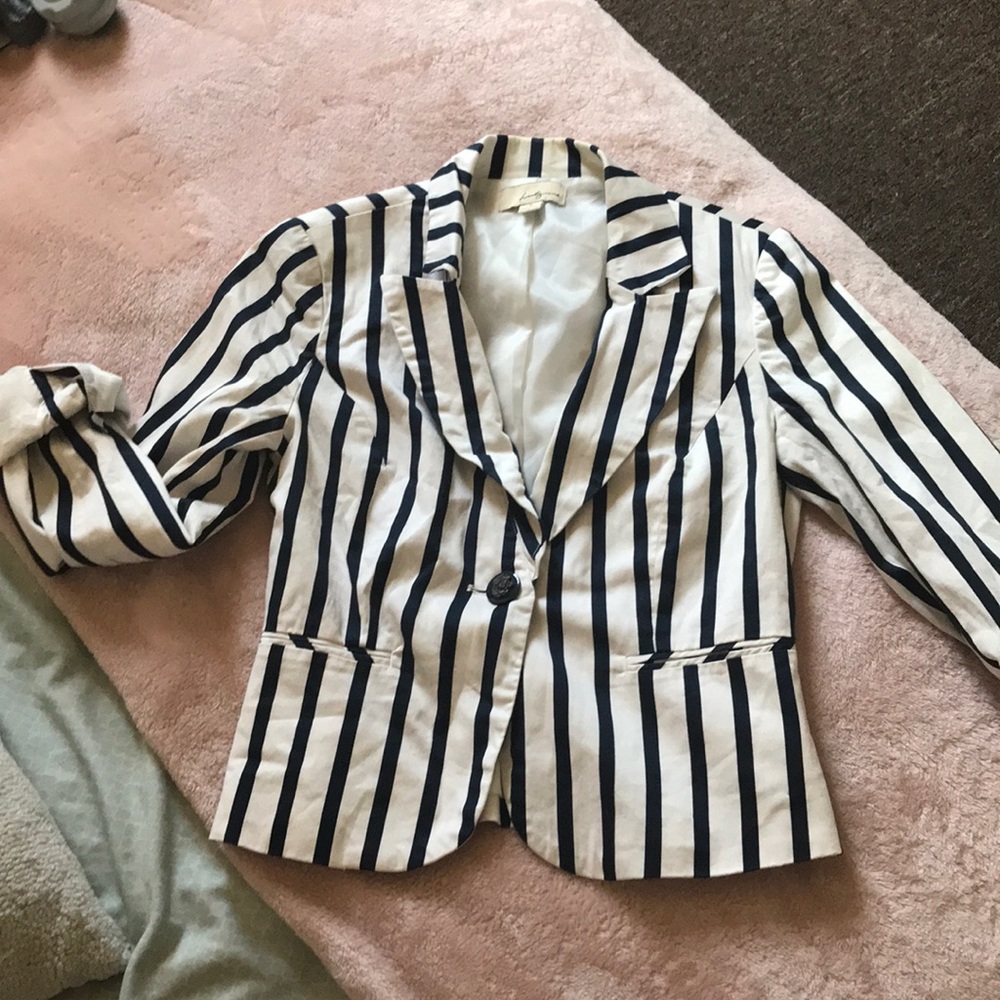 Stripe blazer